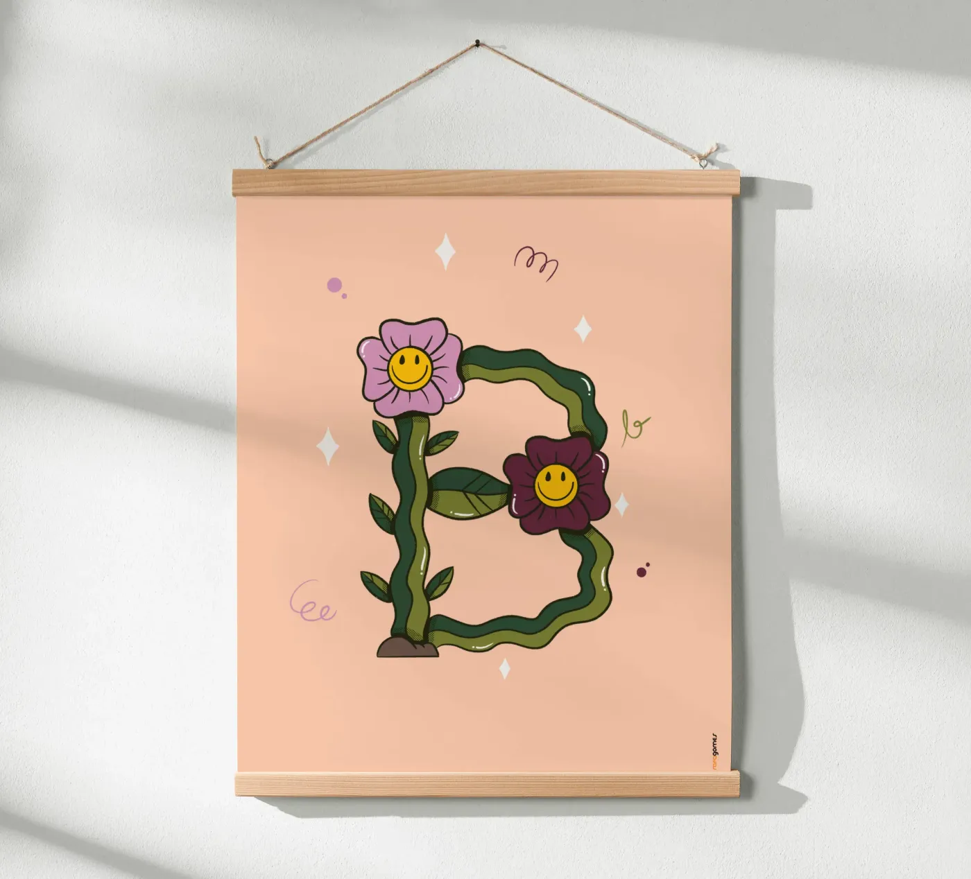 Flower B poster by Rafa Gomes