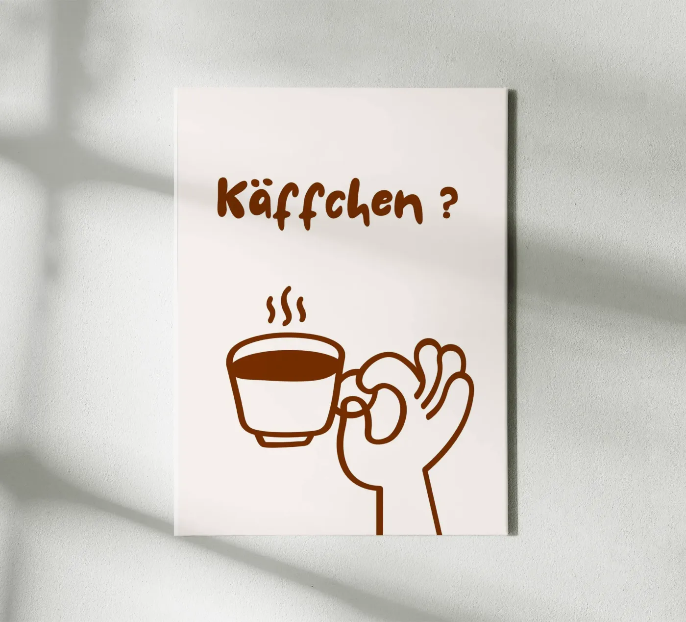 Käffchen ? Leinwand von by Bea Design