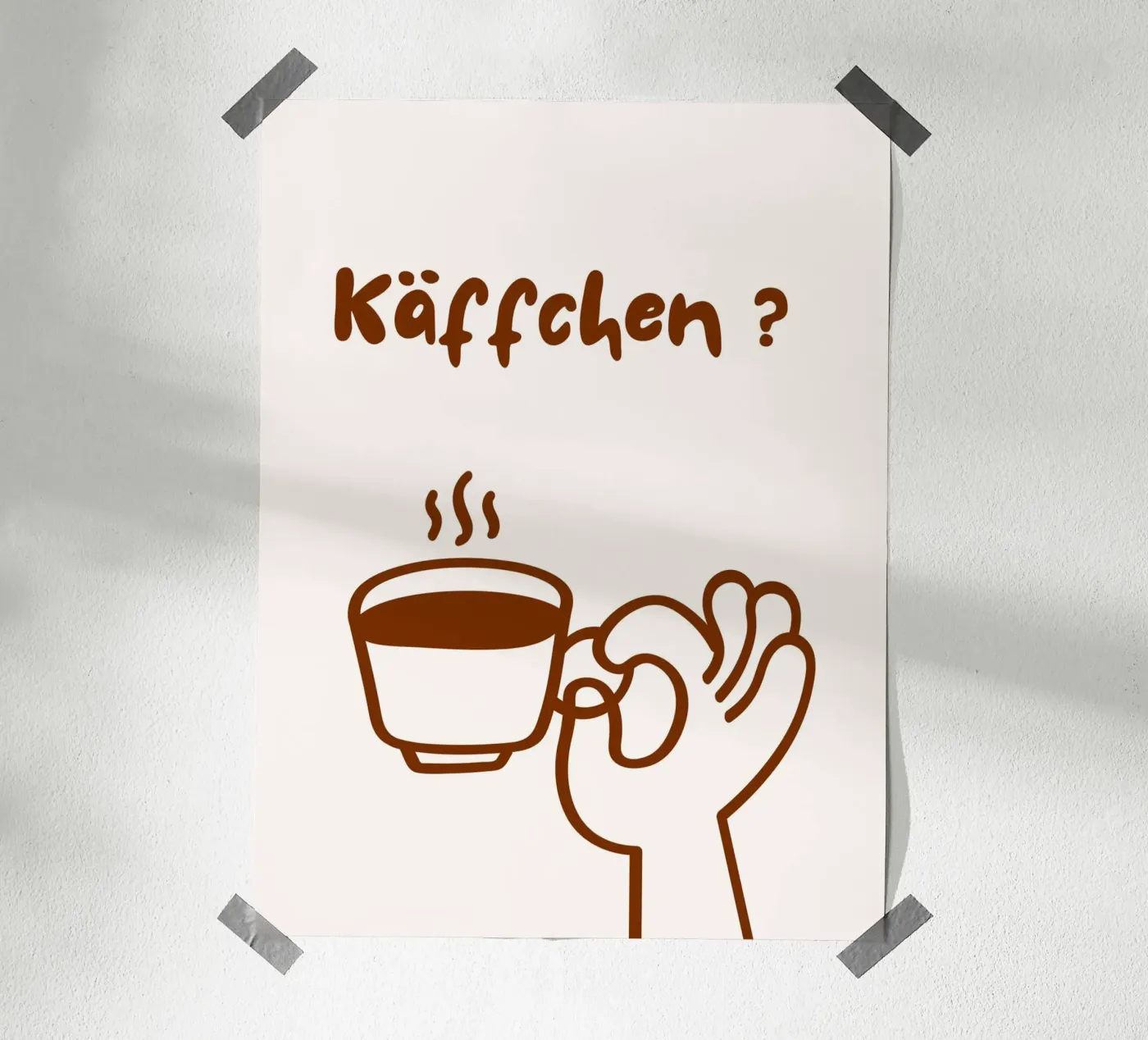 Käffchen ? Poster von by Bea Design