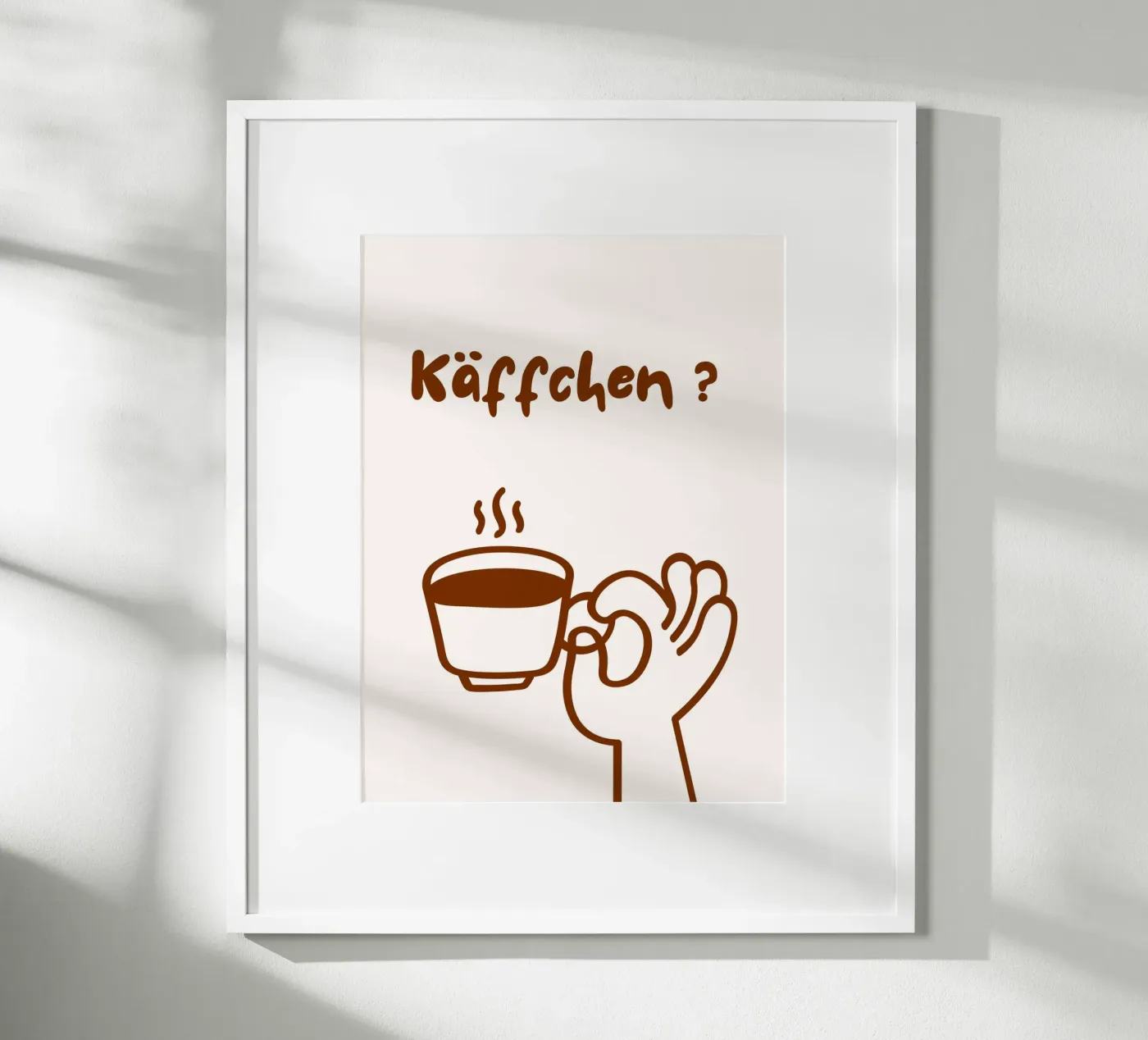Käffchen ? Poster von by Bea Design