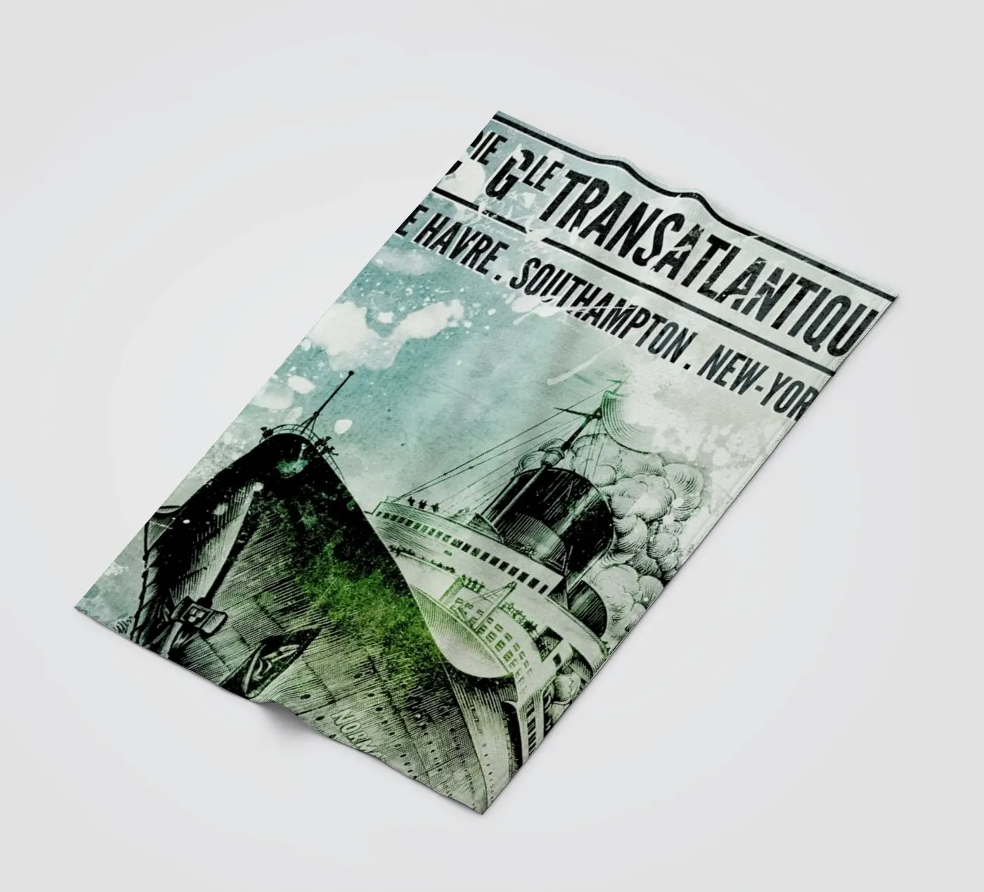 Ephemera 3 fleece blanket by Mr Cup