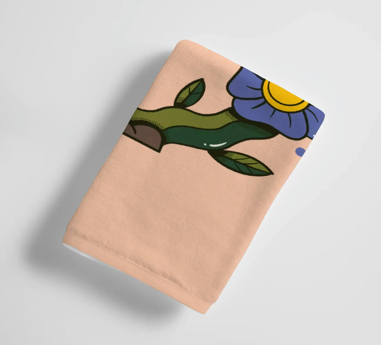 Bloem C badhanddoek van Rafa Gomes