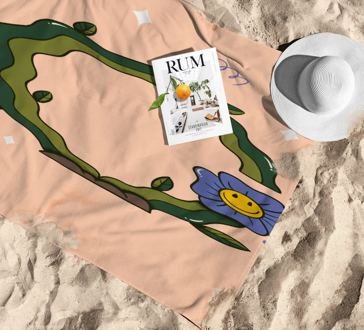 Fiore C telo mare da Rafa Gomes