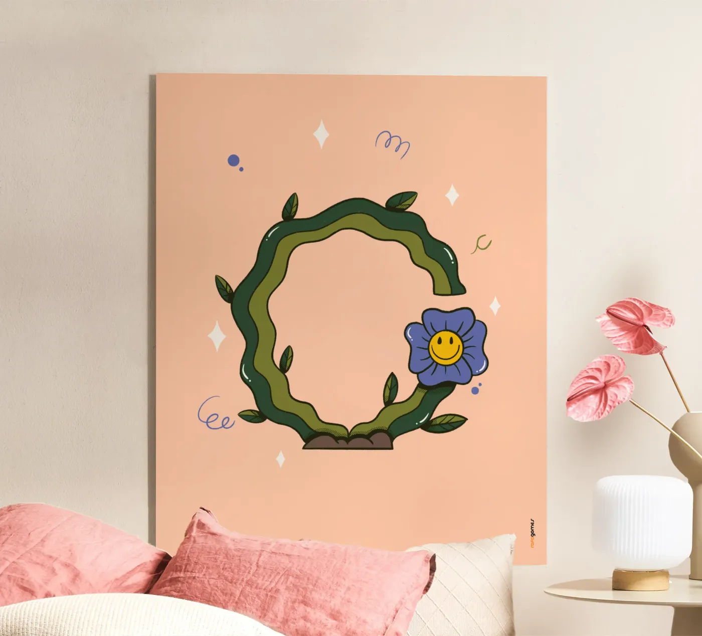 Bloem C acryl van Rafa Gomes