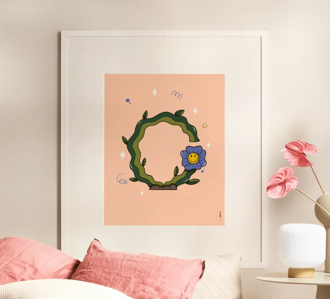 Bloem C poster van Rafa Gomes