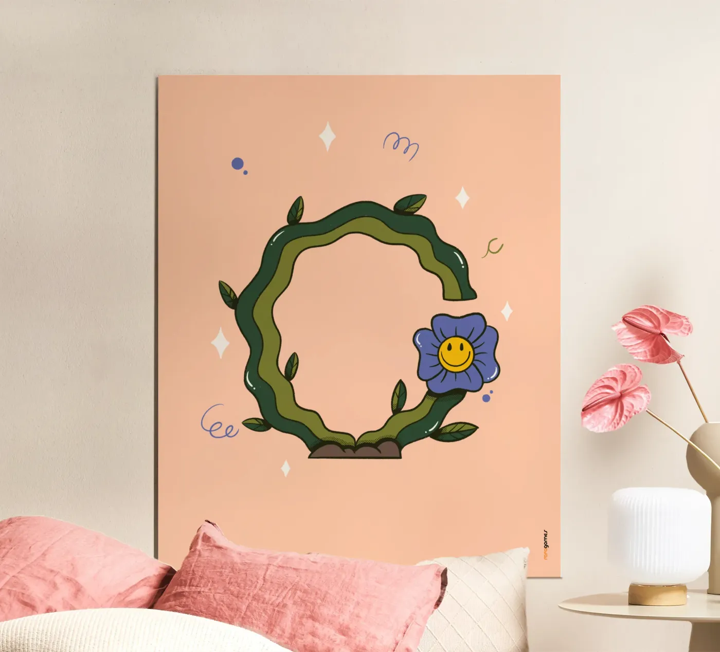 Bloem C poster van Rafa Gomes