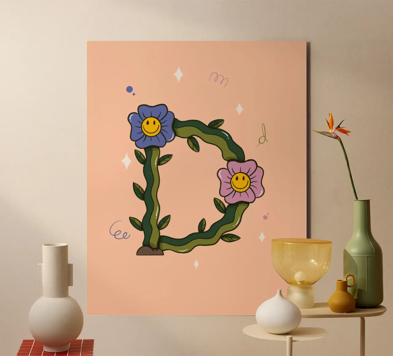 Flower D alu-dibond by Rafa Gomes