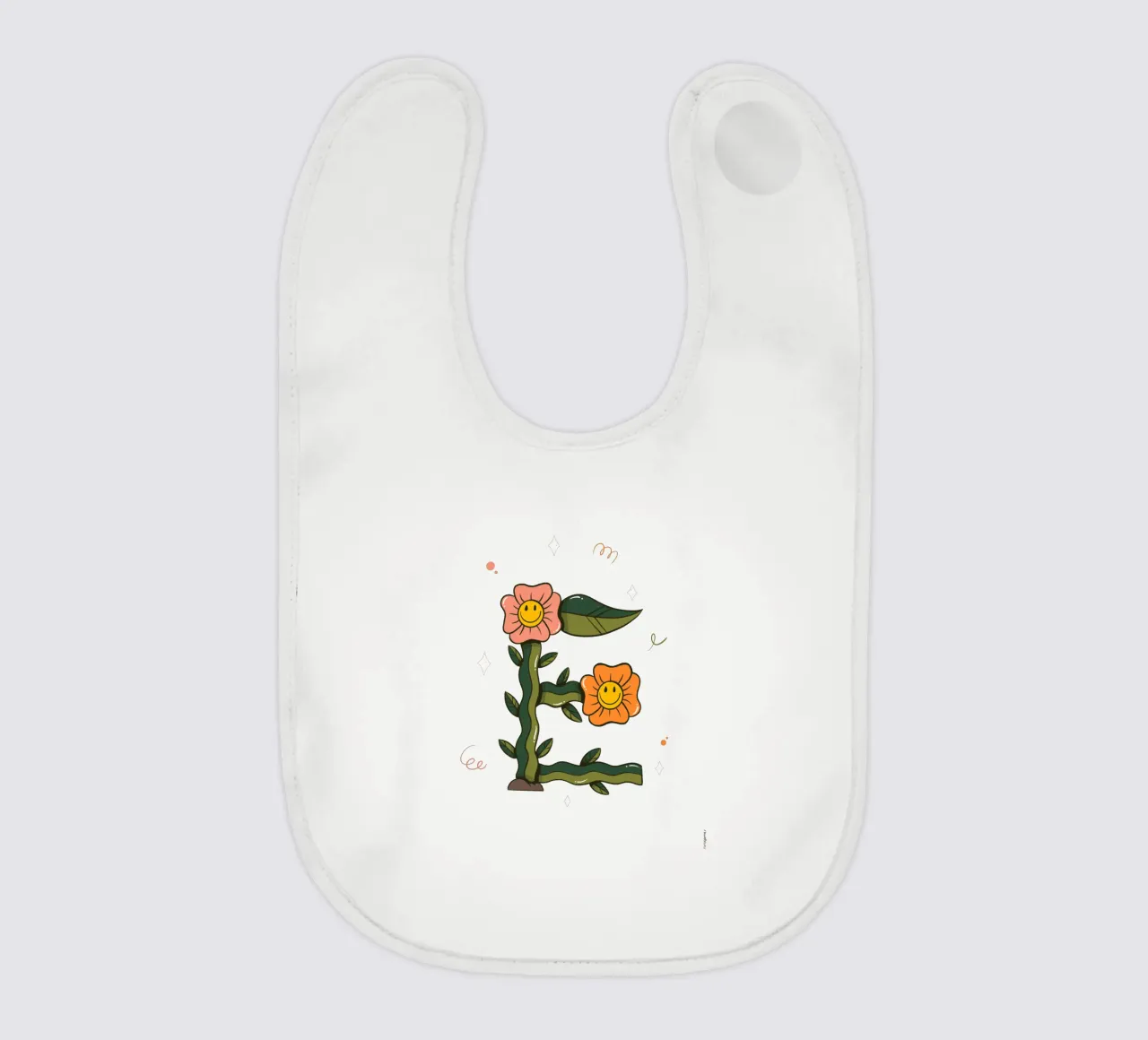 Blume E Babylätzchen von Rafa Gomes