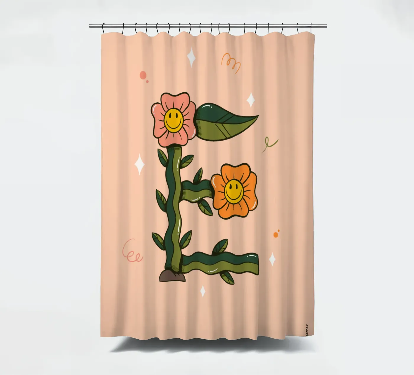 Bloem E douchegordijn van Rafa Gomes