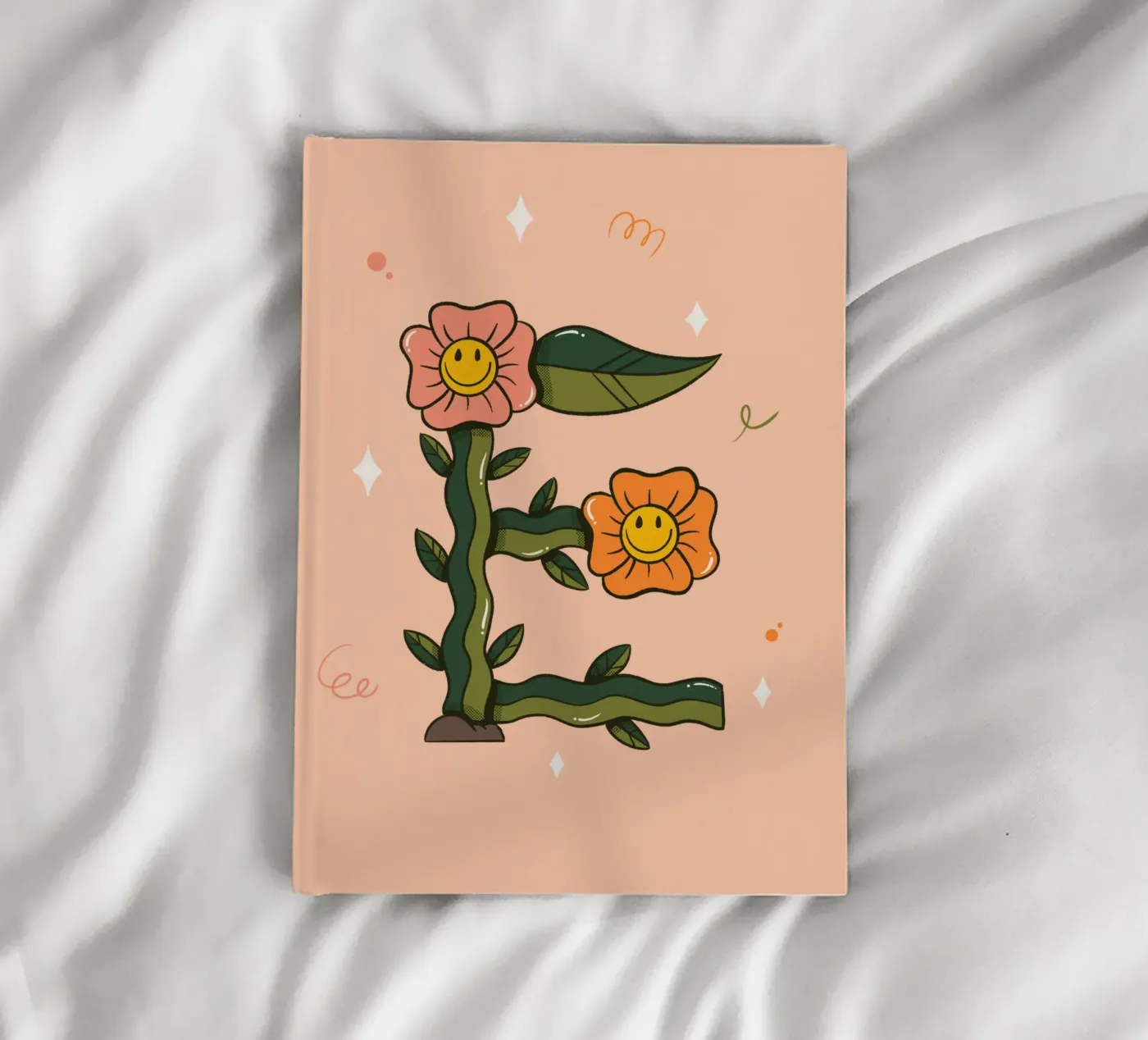 Flower E notebook by Rafa Gomes