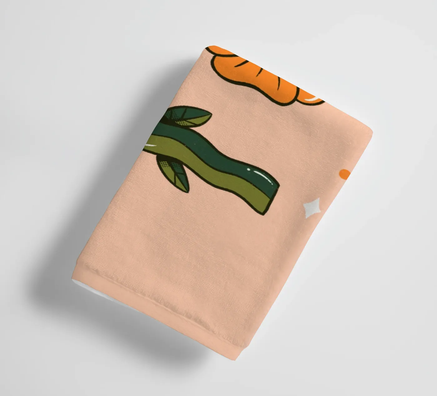 Flower E towel by Rafa Gomes