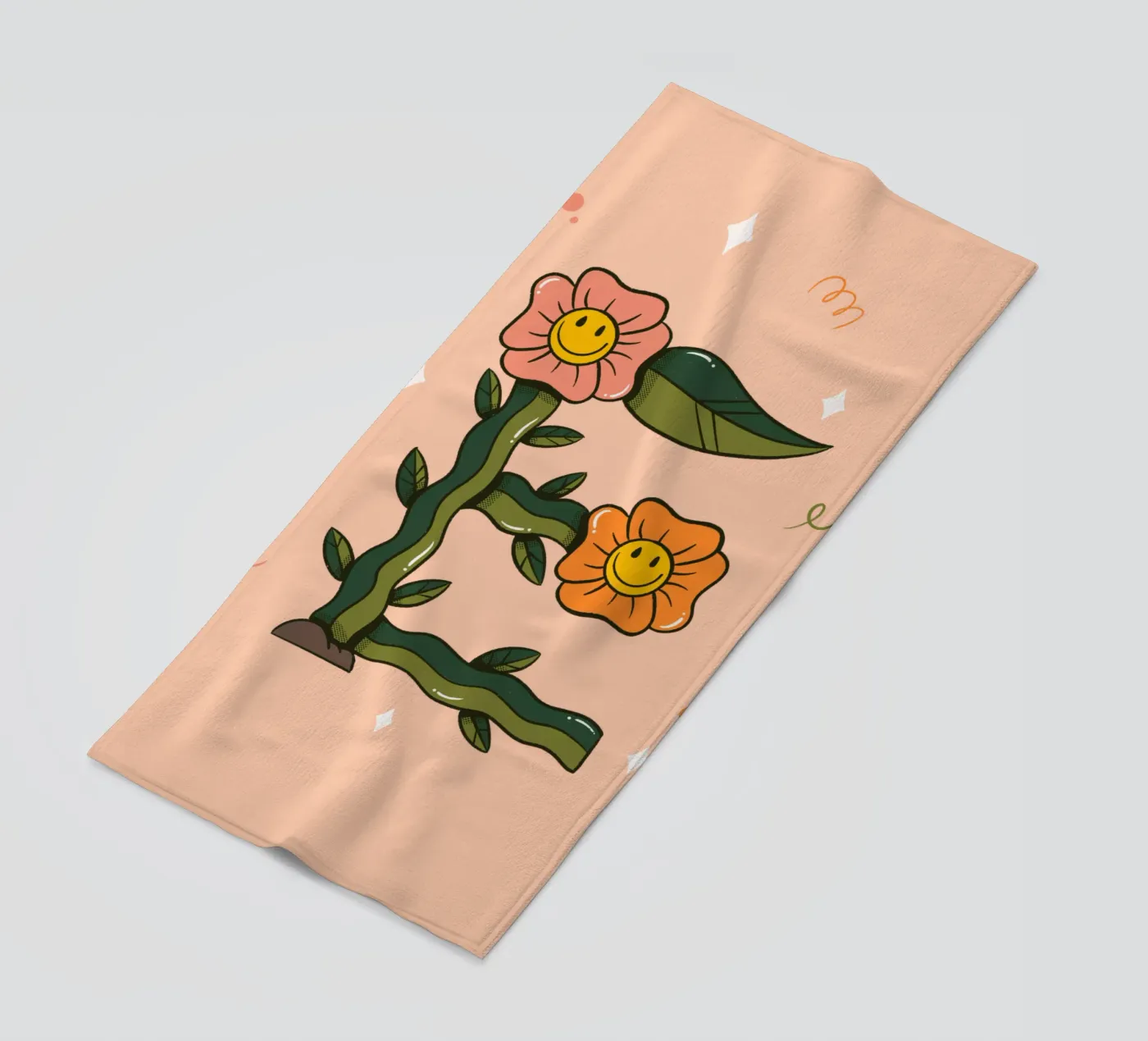 Flower E serviette de plage de Rafa Gomes