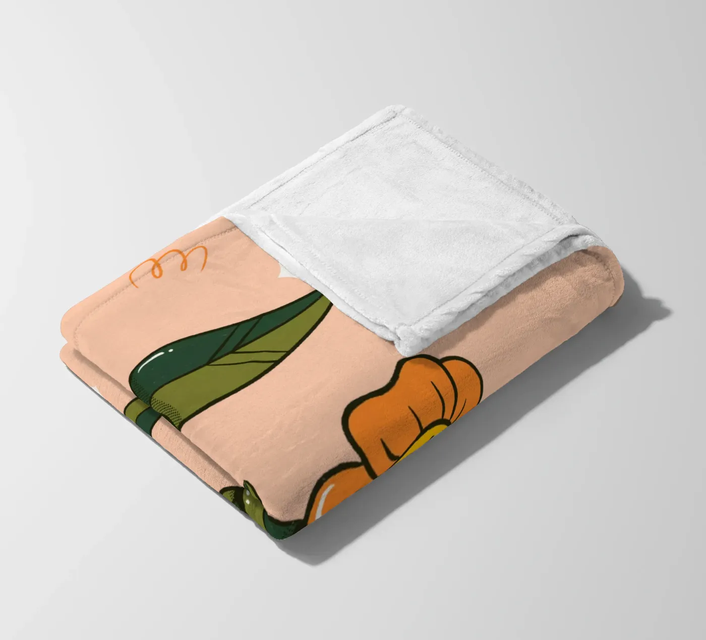 Flower E fleece blanket by Rafa Gomes