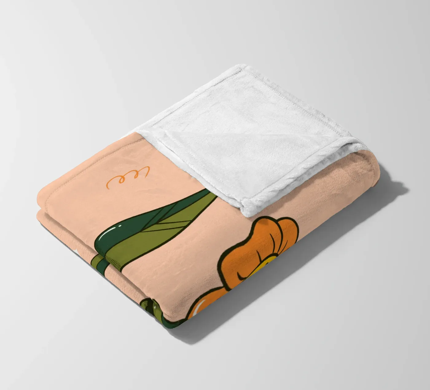 Flower E fleece blanket by Rafa Gomes