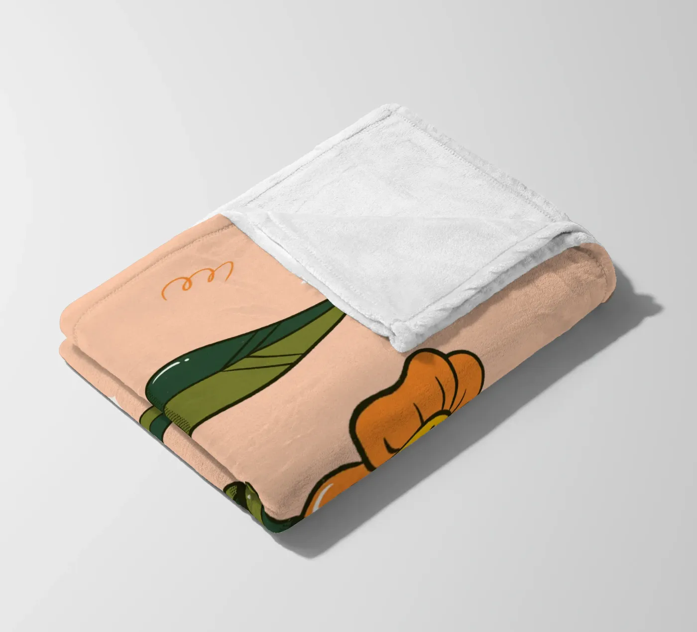 Flower E fleece blanket by Rafa Gomes