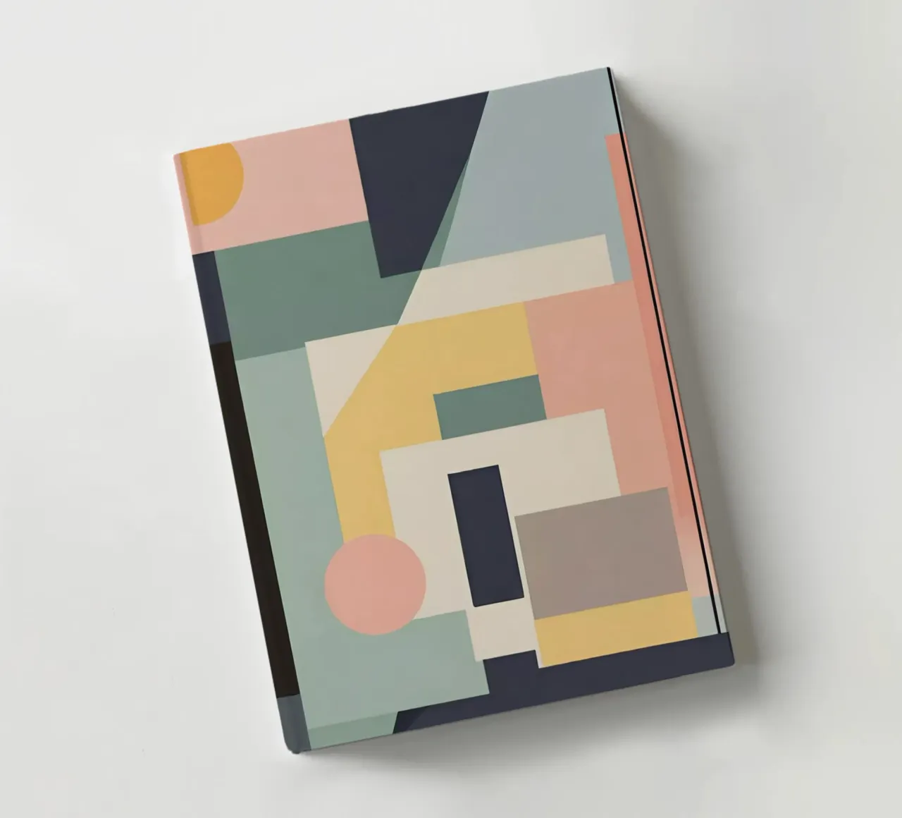 Abstracto pastel art deco 3 cuaderno de Rezh creations
