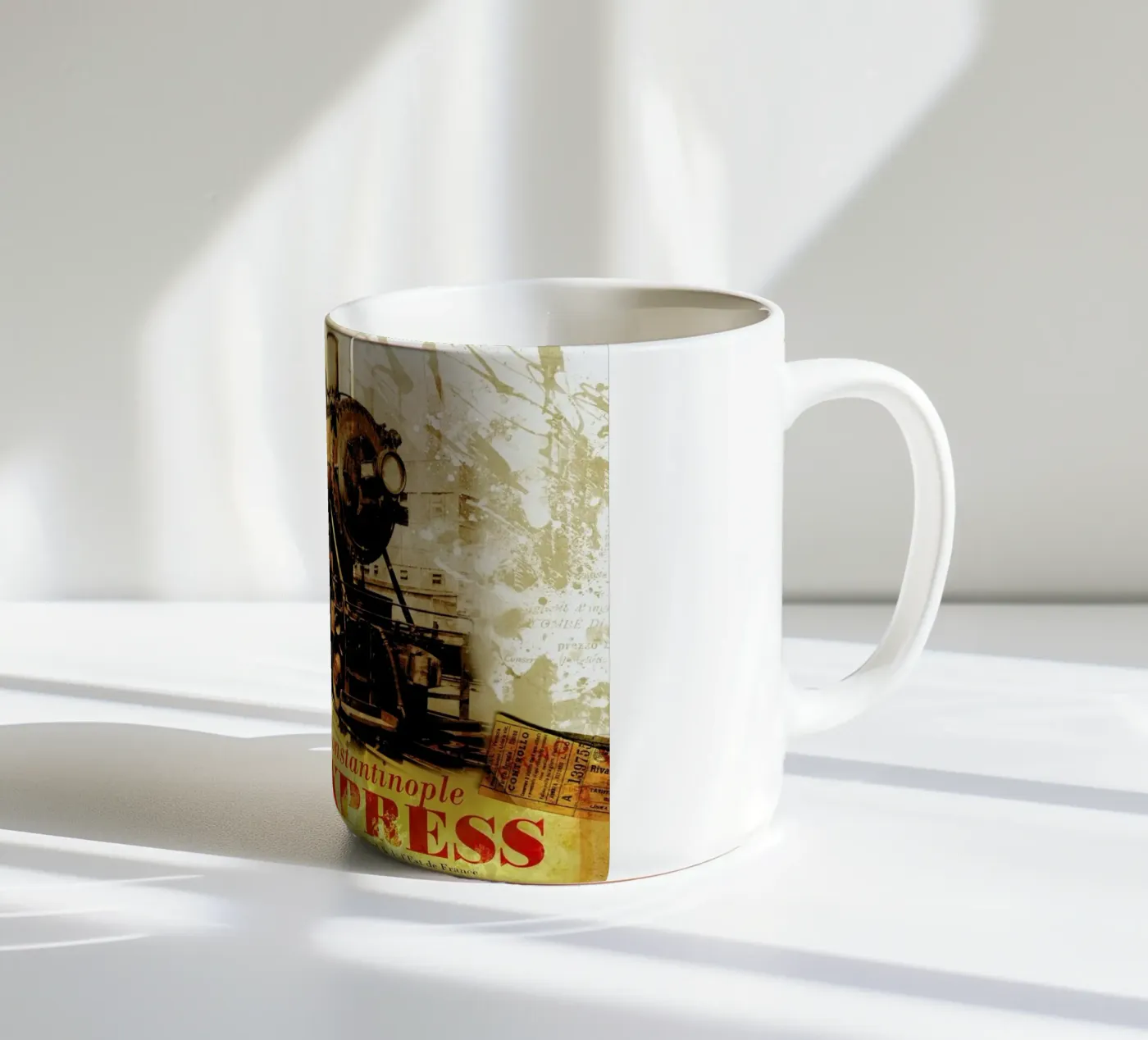 Ephemera 4 ceramic mug by Mr Cup