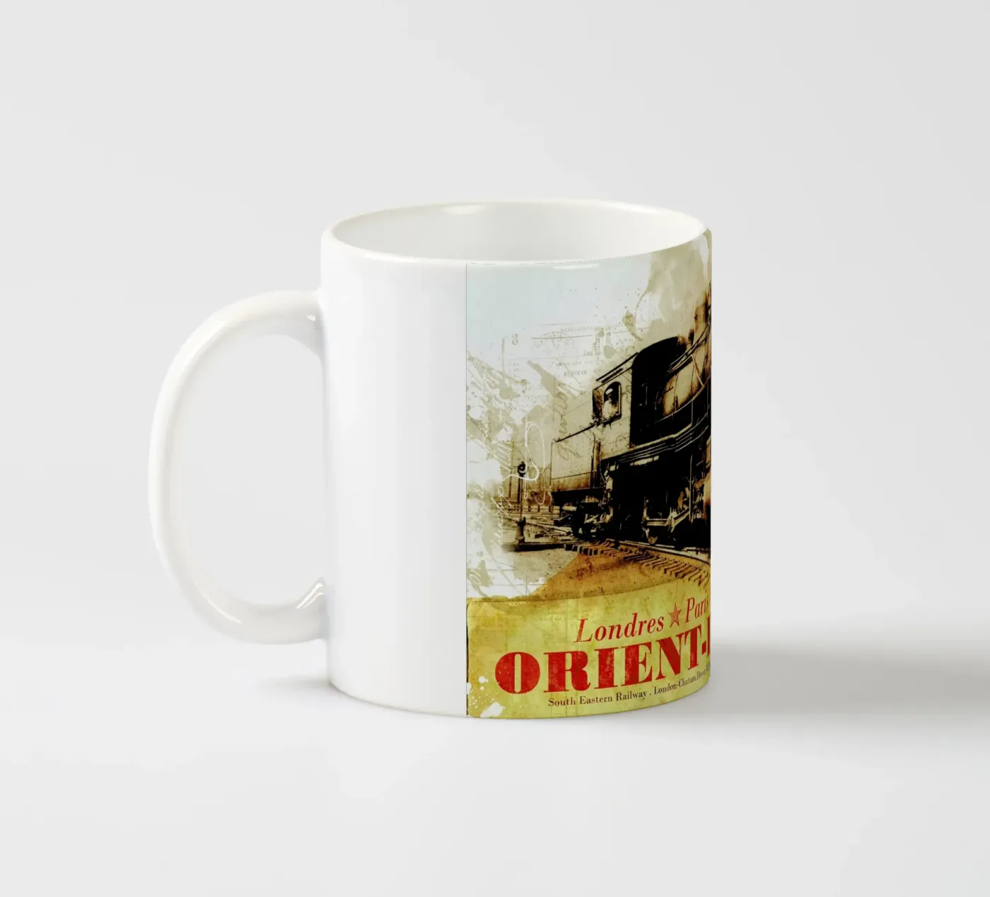 Ephemera 4 ceramic mug by Mr Cup