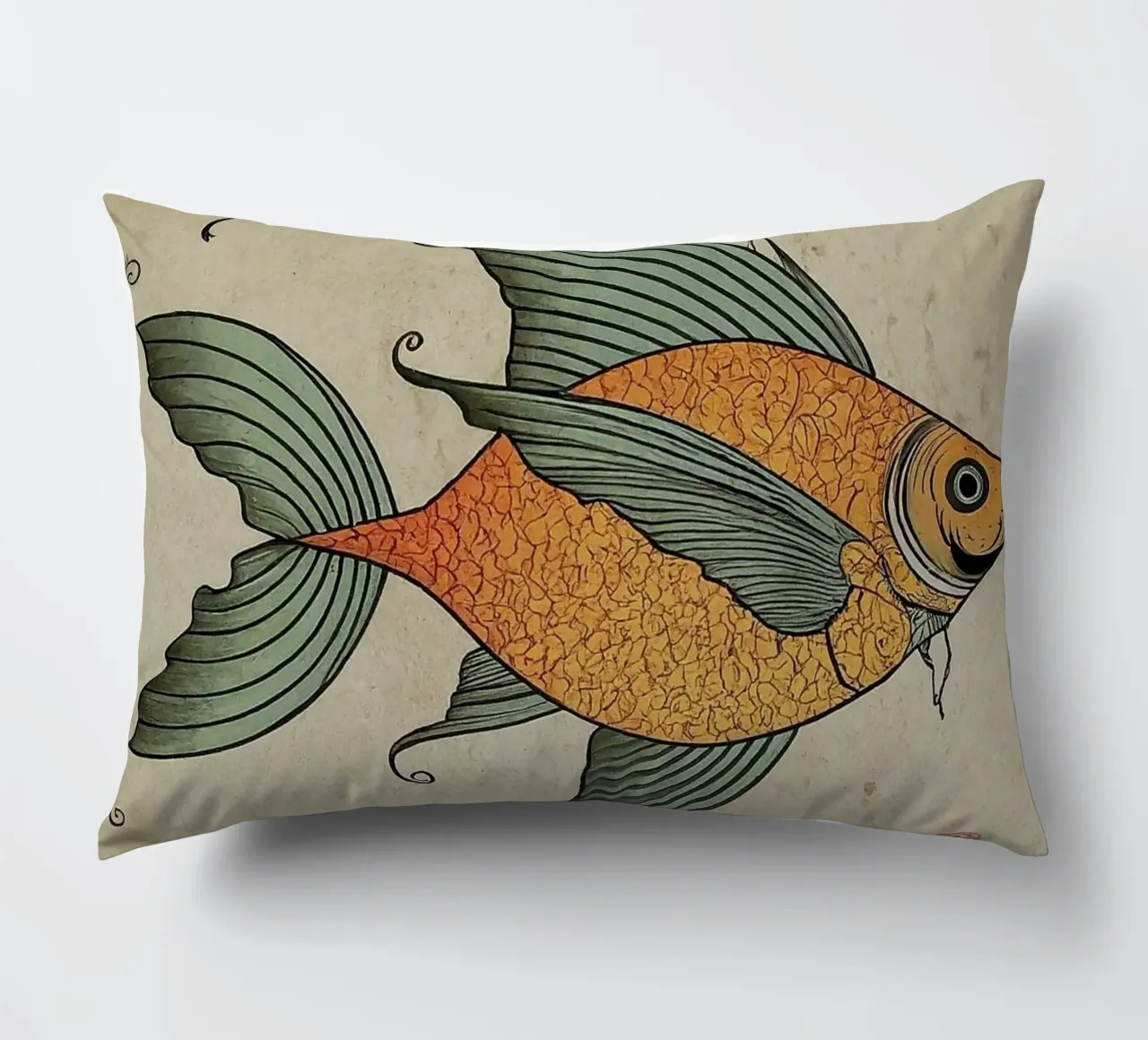 Pesce 2 cuscino da Rezh creations