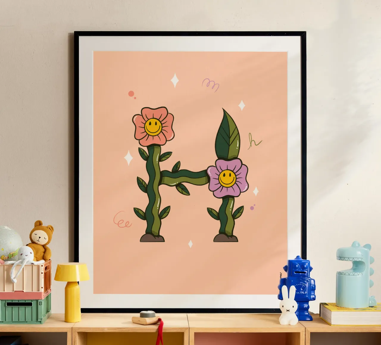 Flower H poster da Rafa Gomes