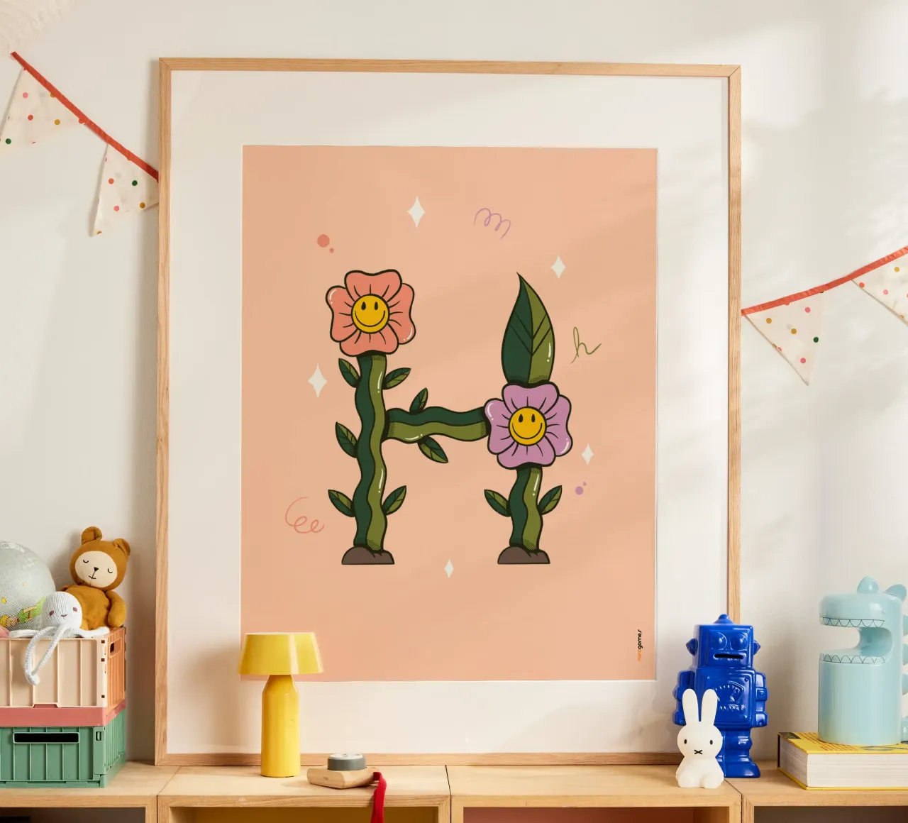 Flower H poster da Rafa Gomes