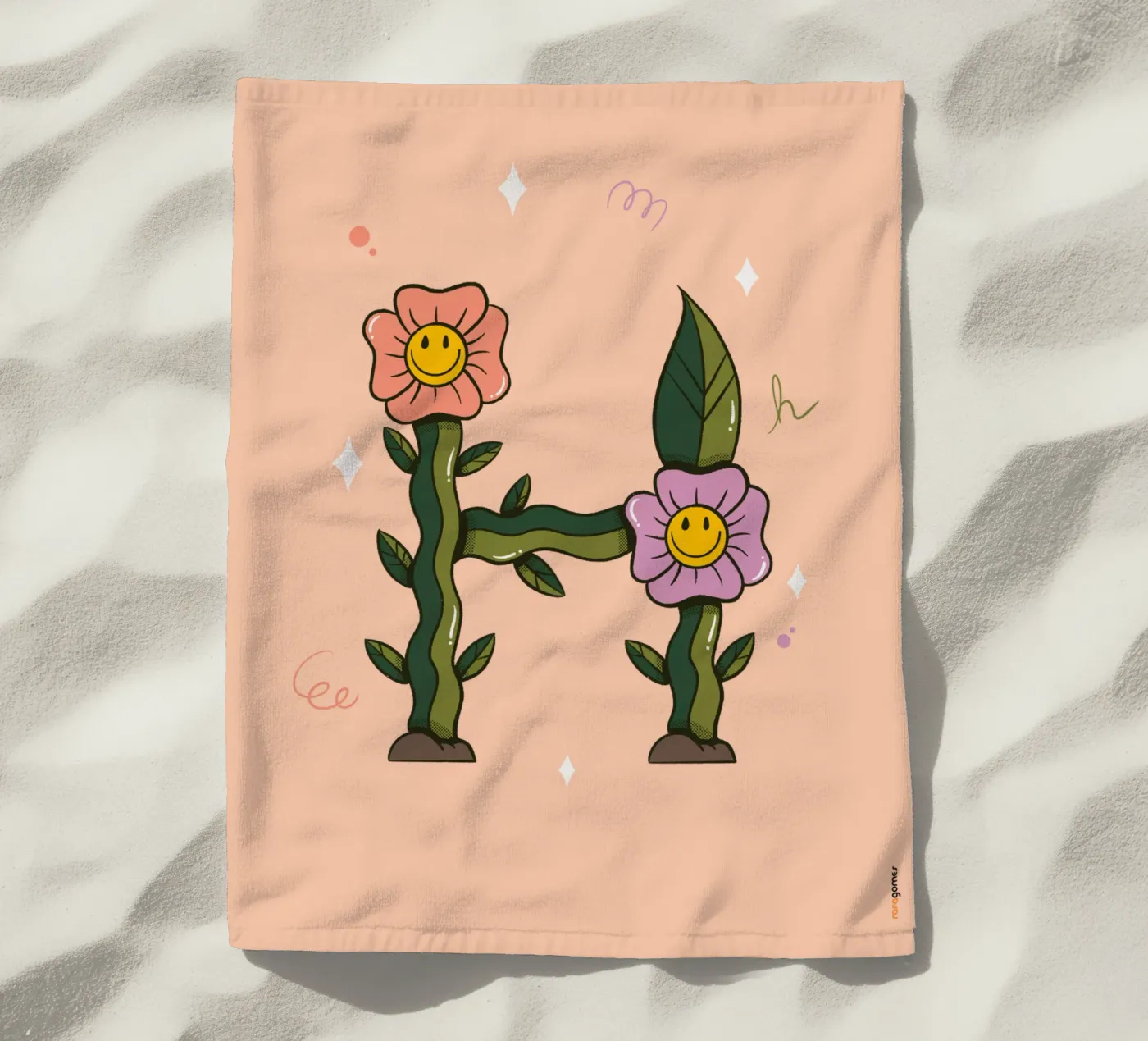 Fiore H telo mare da Rafa Gomes