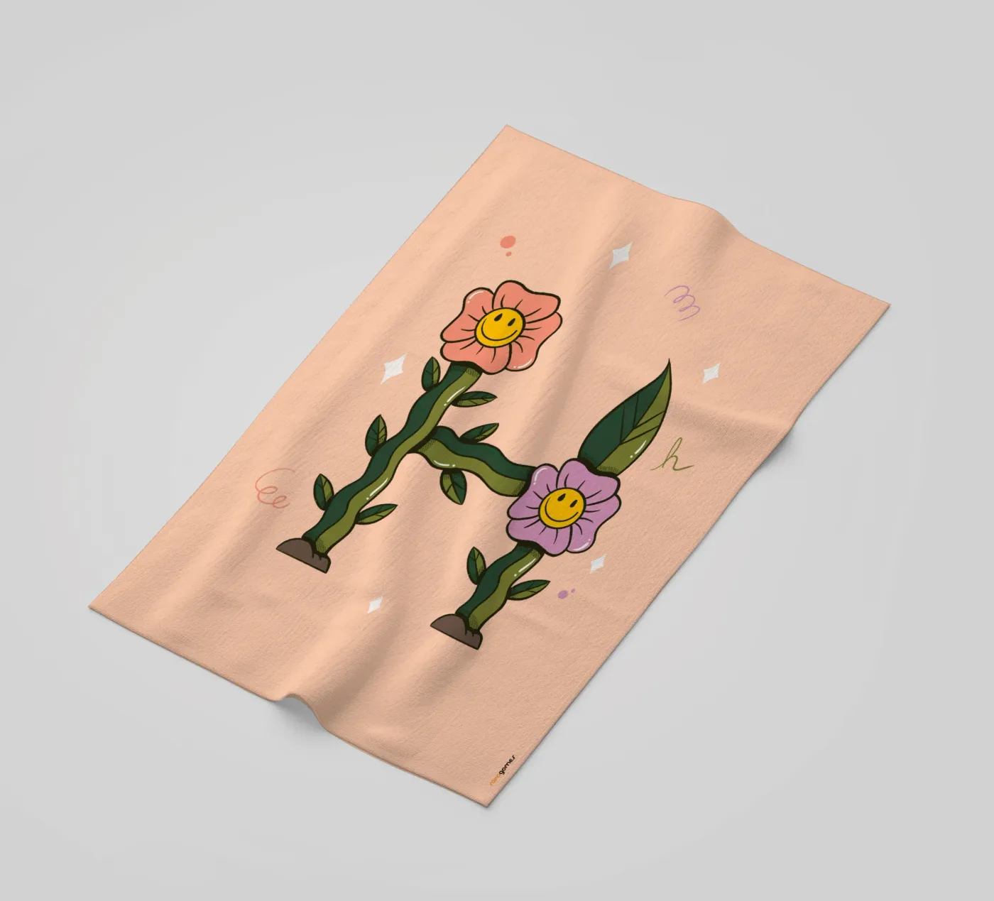 Fiore H telo mare da Rafa Gomes