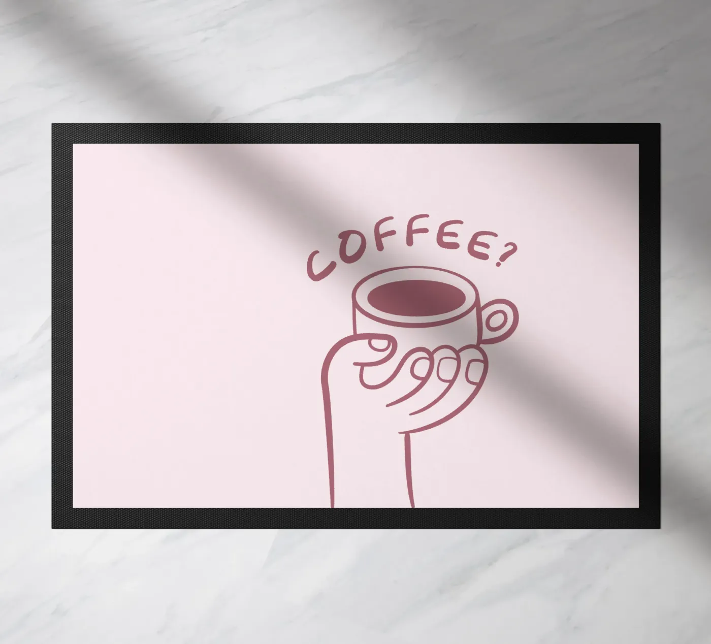 Coffee? doormat by CSK DESIGN
