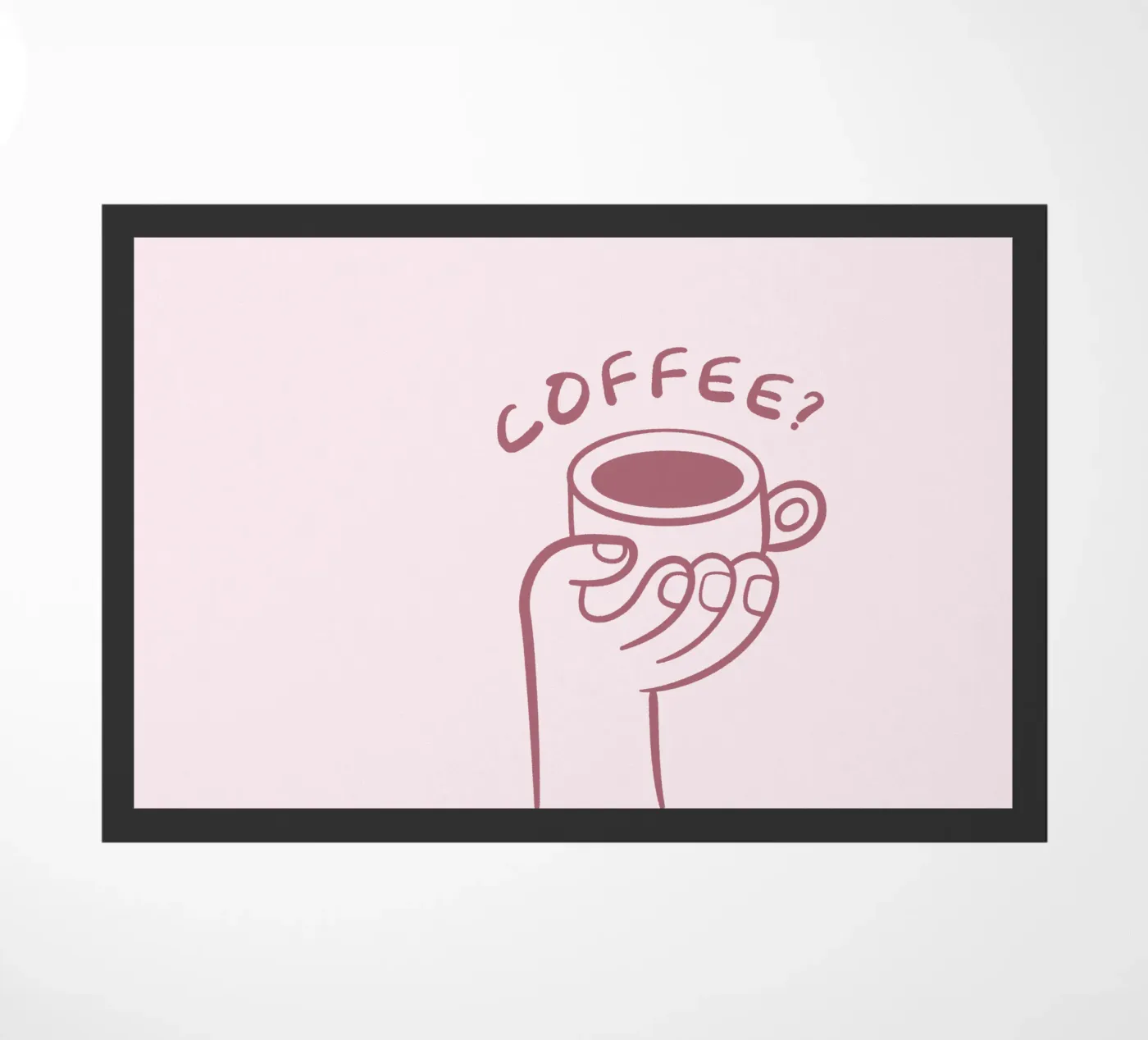 Coffee? doormat by CSK DESIGN