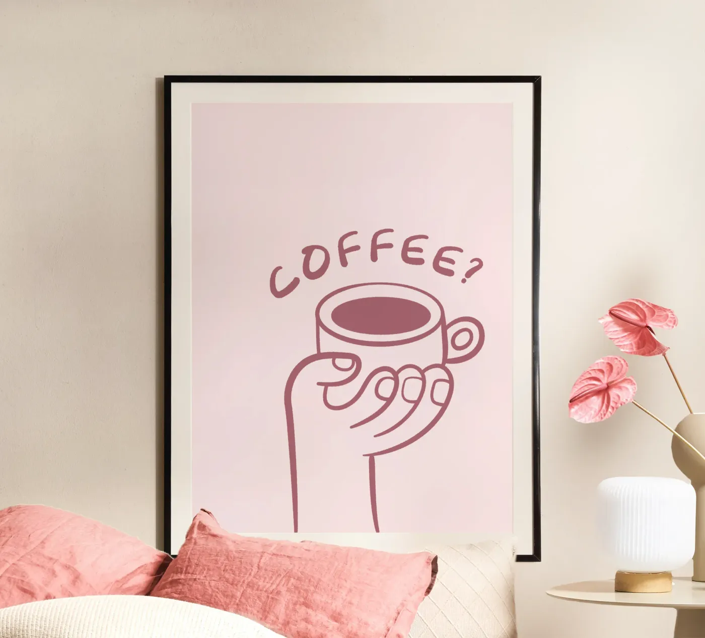 Coffee? poster by CSK DESIGN