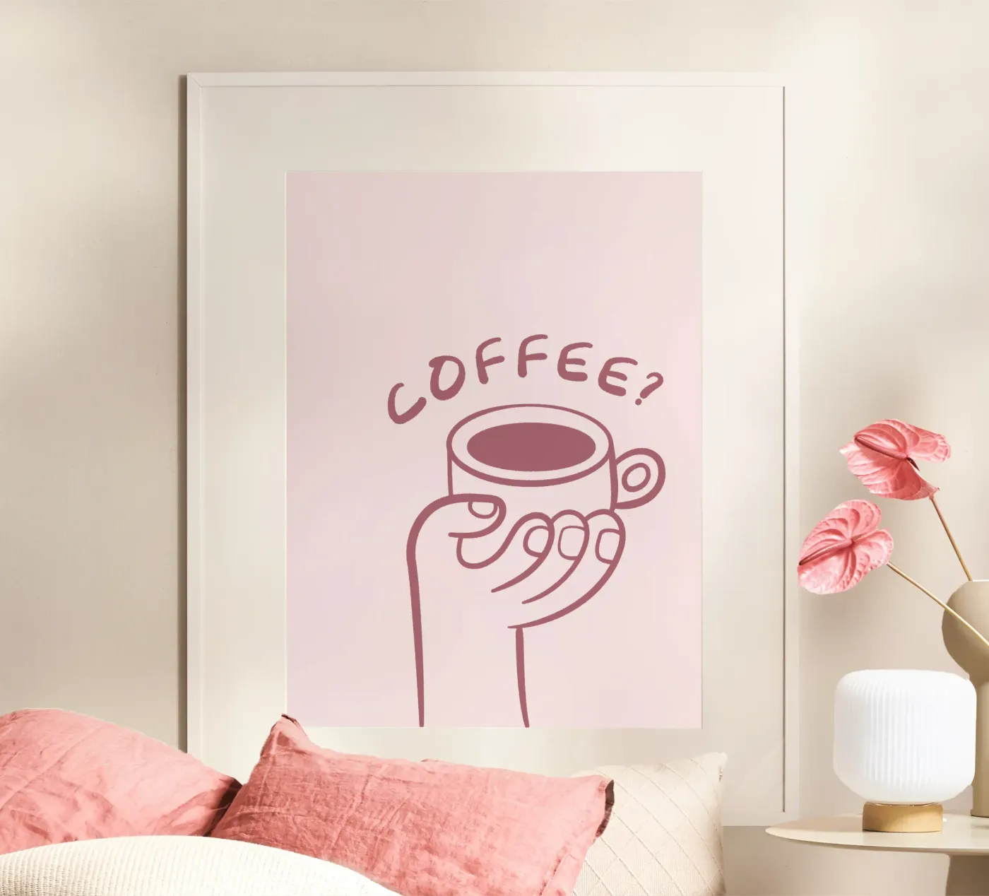 Coffee? poster by CSK DESIGN