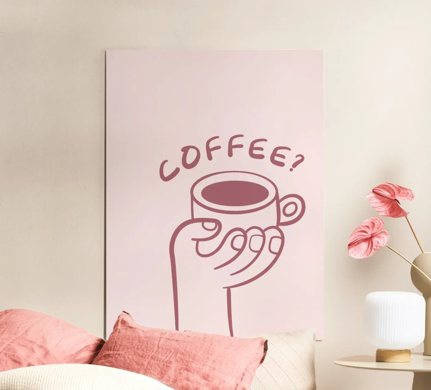 Coffee? poster by CSK DESIGN