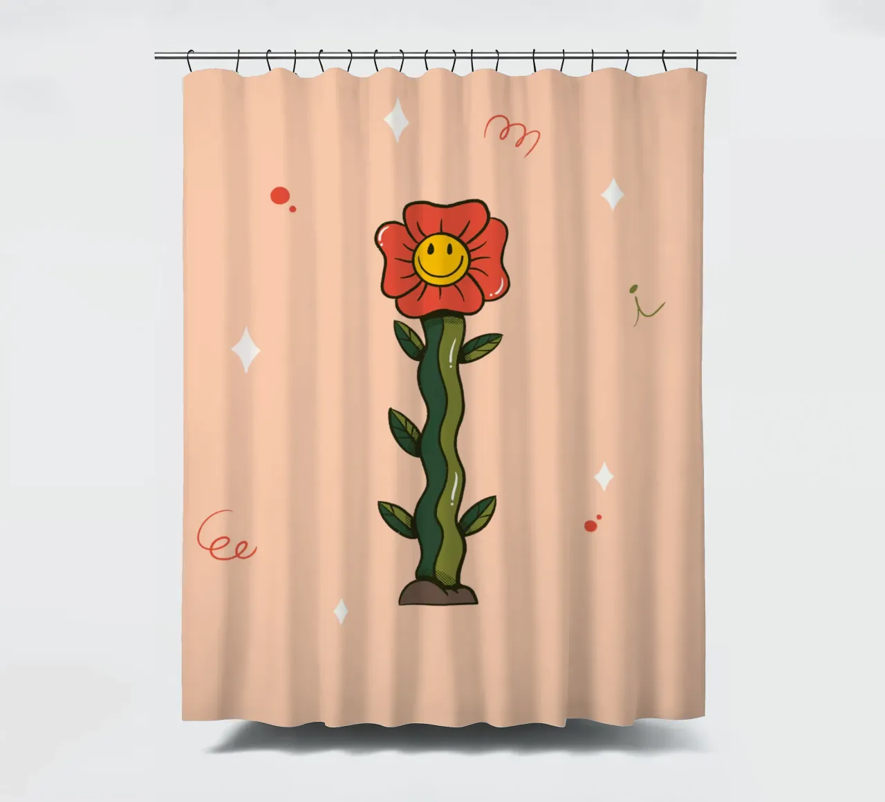Blume I Duschvorhang von Rafa Gomes