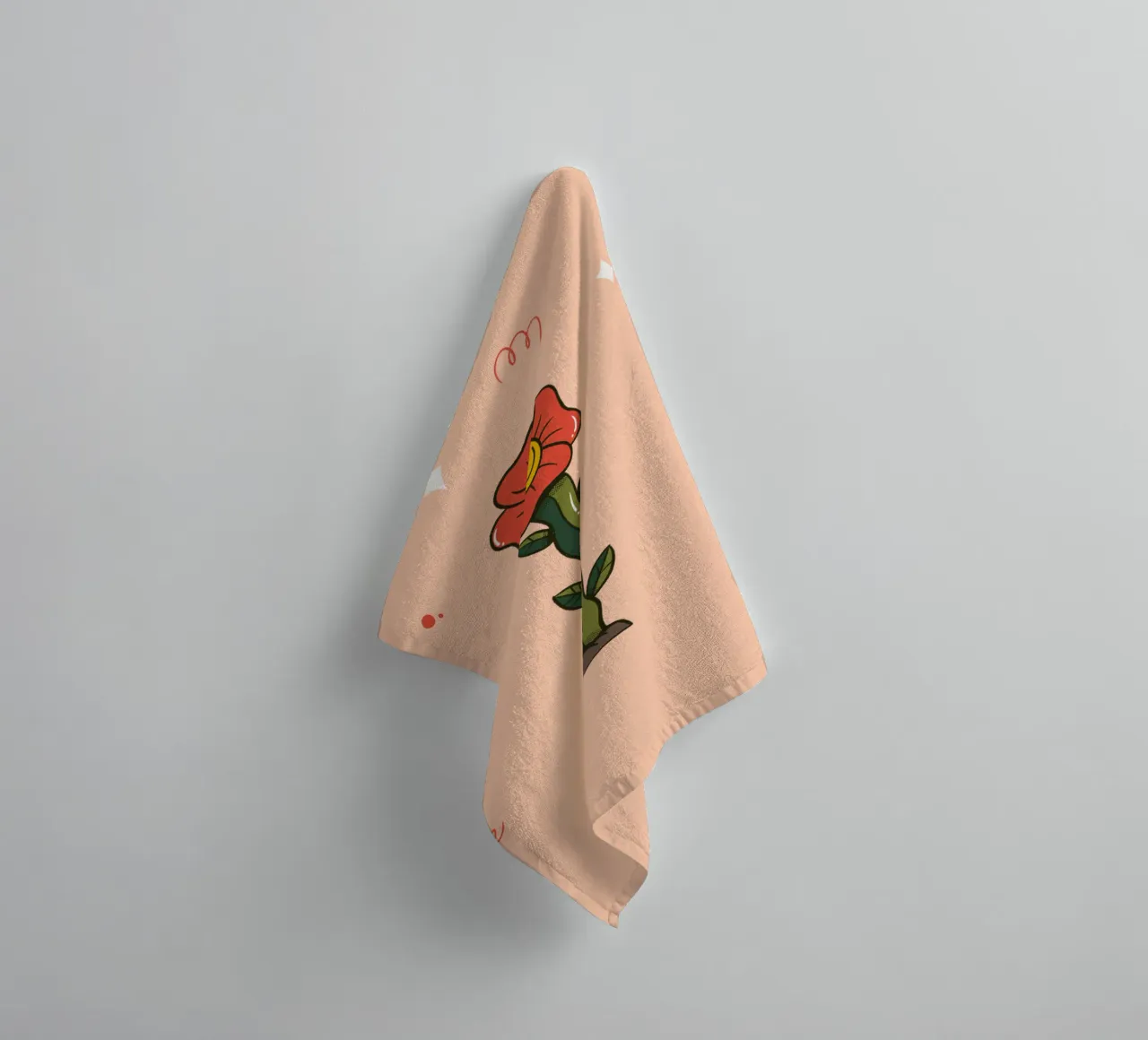 Fiore I asciugamano da bagno da Rafa Gomes