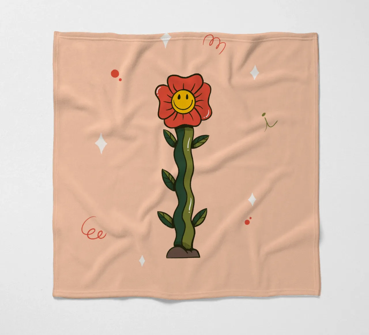 Fiore I coperta in pile da Rafa Gomes