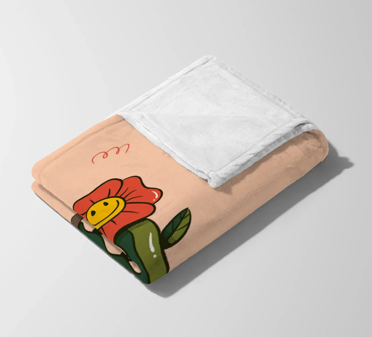Fiore I coperta in pile da Rafa Gomes