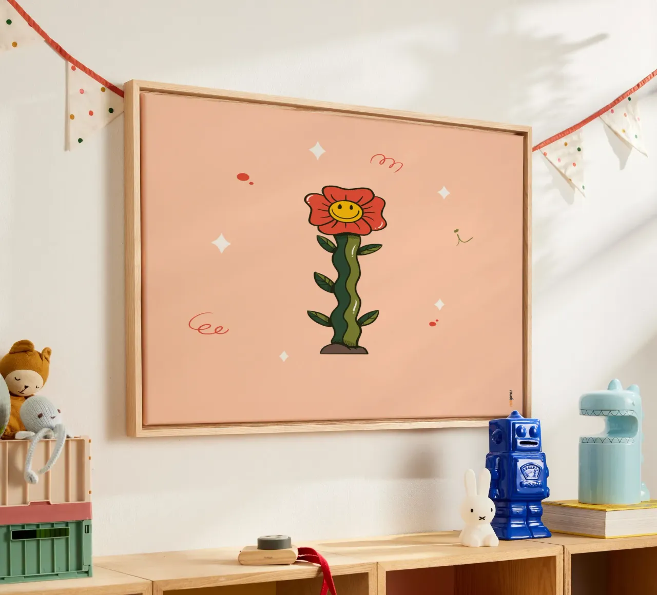 Flower I canvas by Rafa Gomes