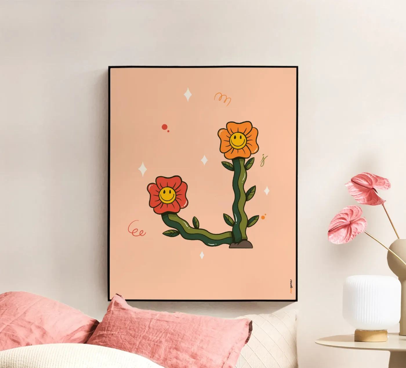 Fleur J plexiglas de Rafa Gomes