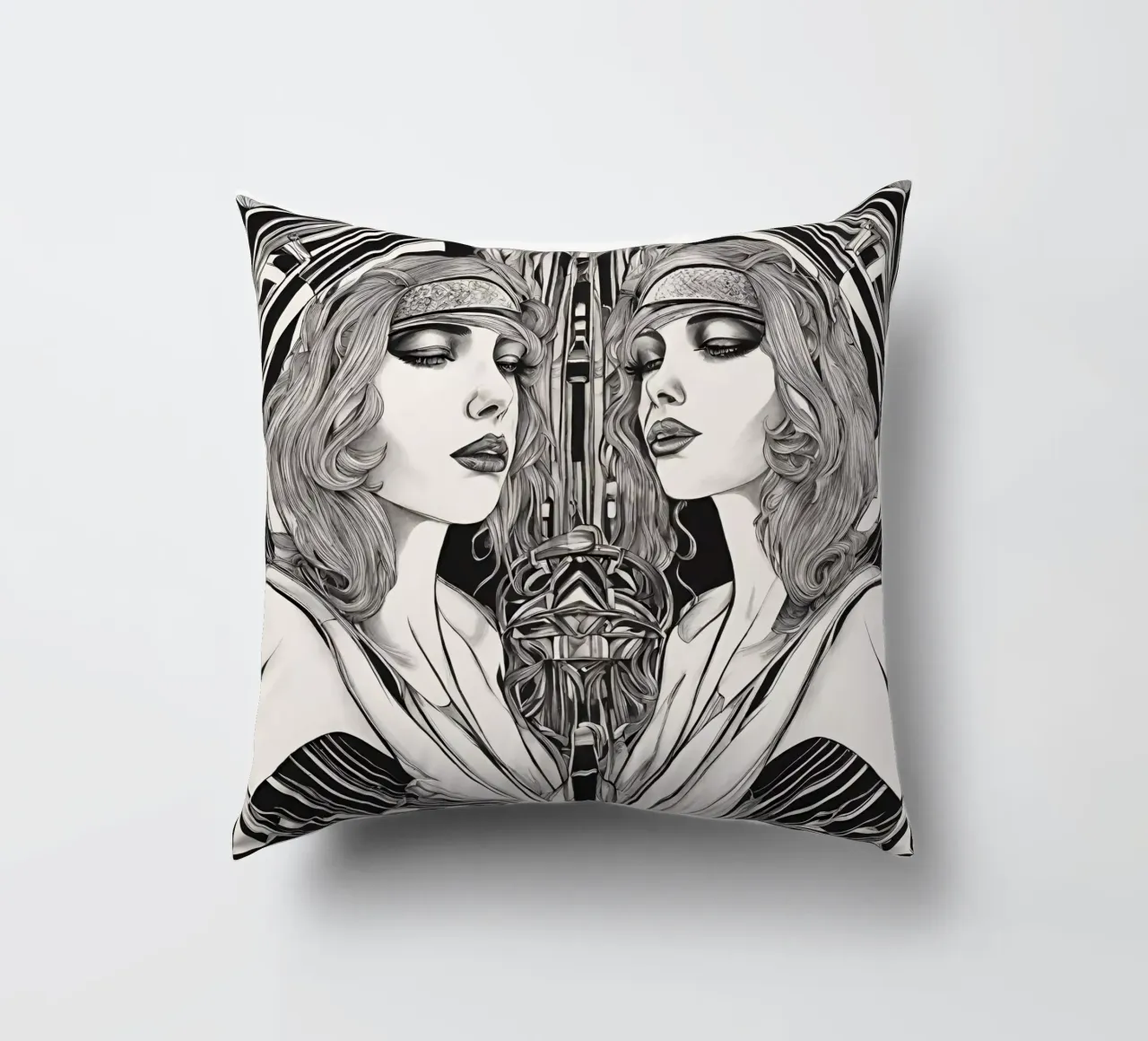 Black & White 1 cuscino da Rezh creations