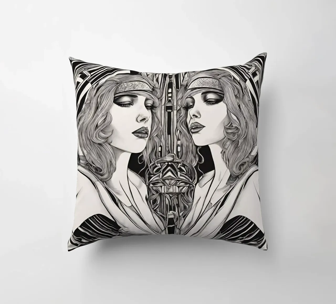 Black & White 1 cuscino da Rezh creations