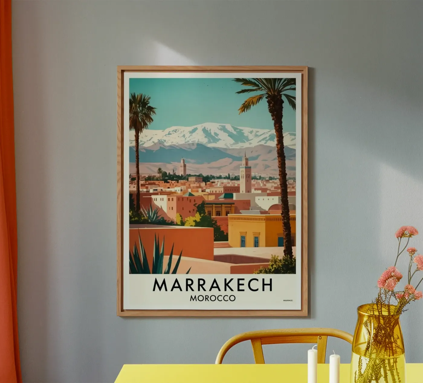 Marrakech forex plate by Estern Studio