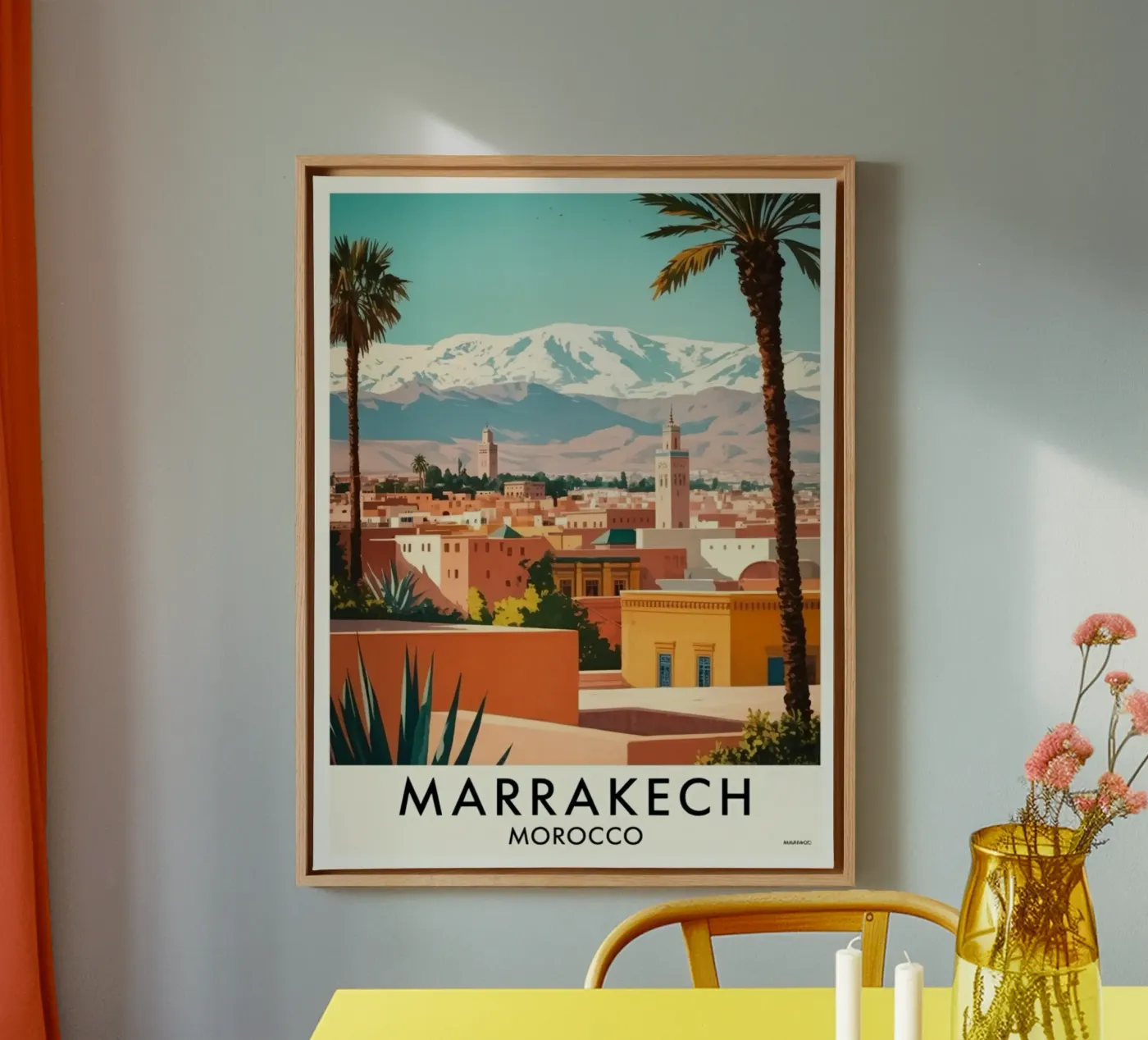 Marrakech canvas by Estern Studio