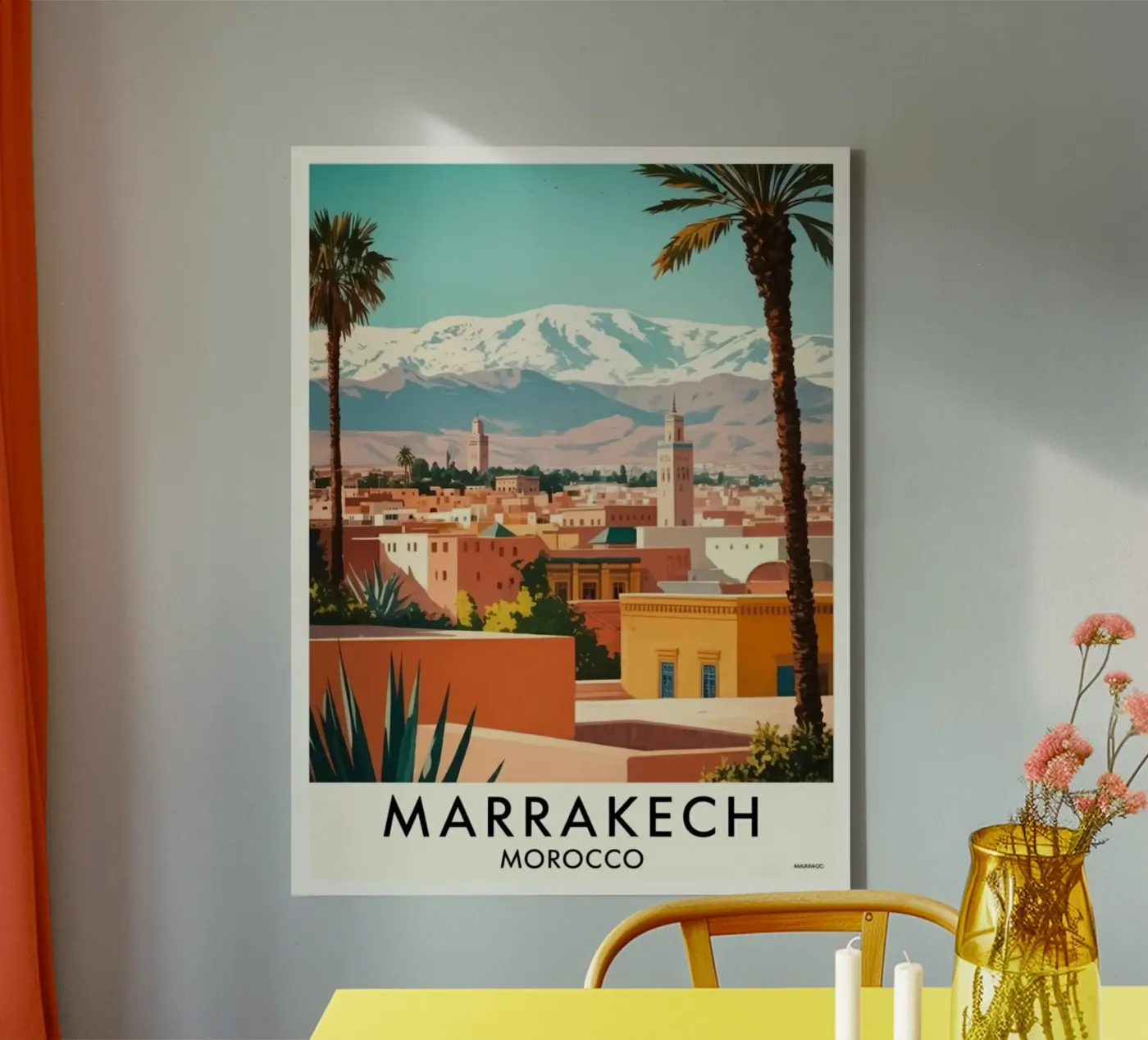 Marrakech canvas by Estern Studio