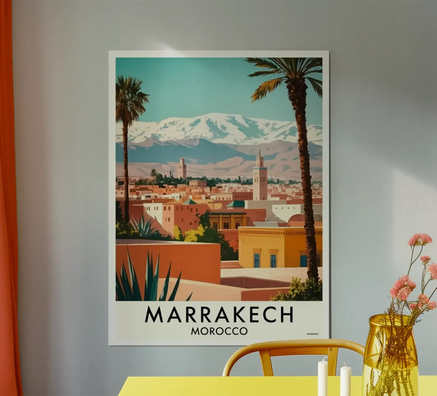Marrakech poster by Estern Studio