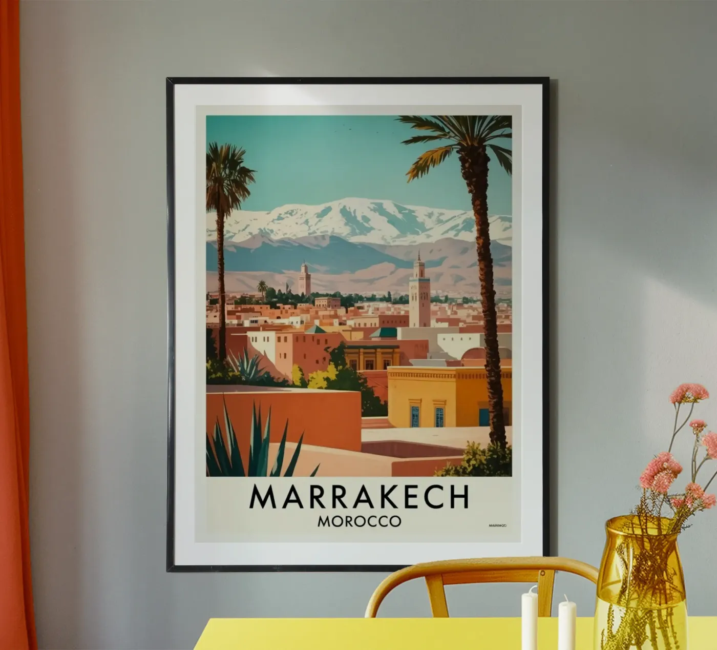 Marrakech poster by Estern Studio