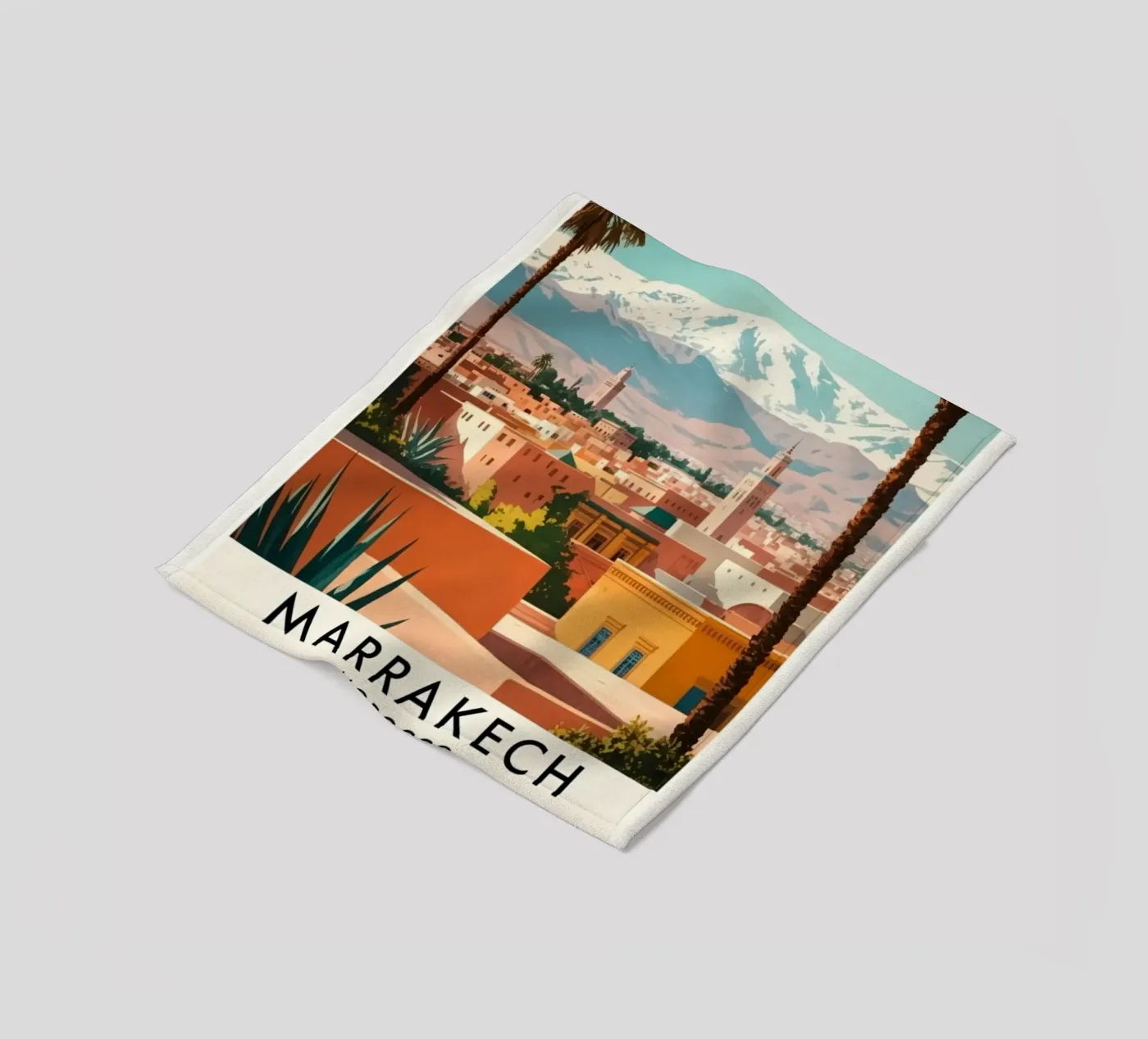 Marrakech fleece blanket by Estern Studio