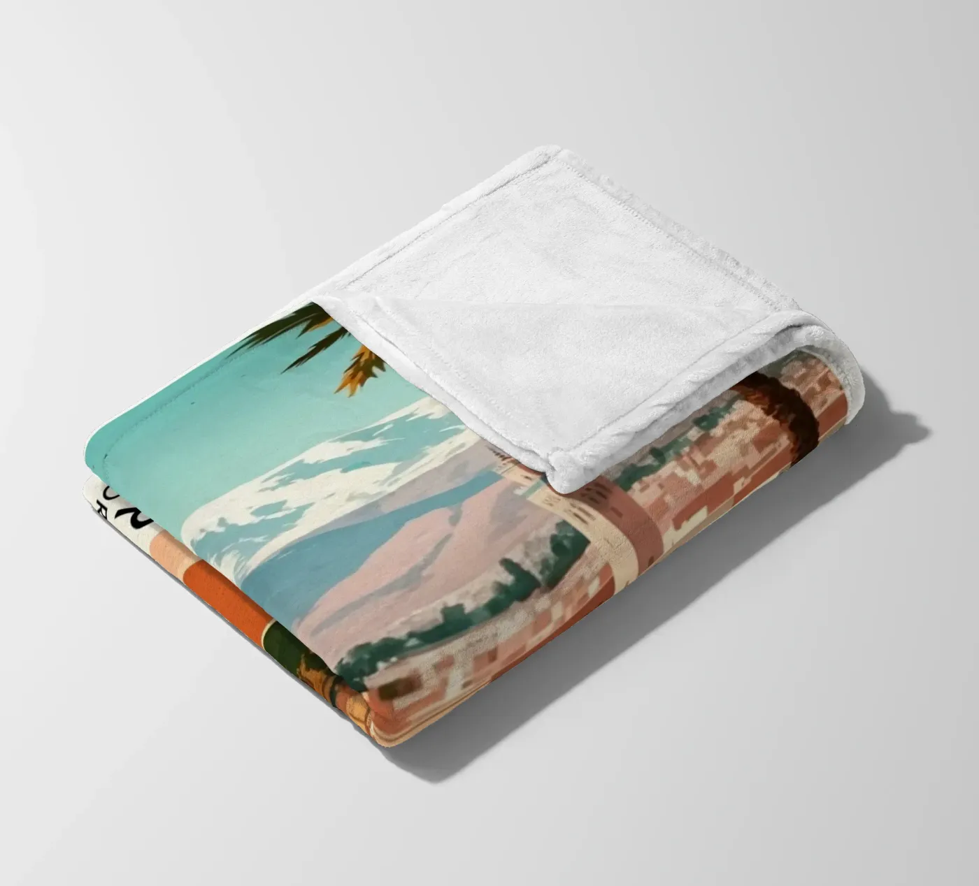 Marrakech fleece blanket by Estern Studio