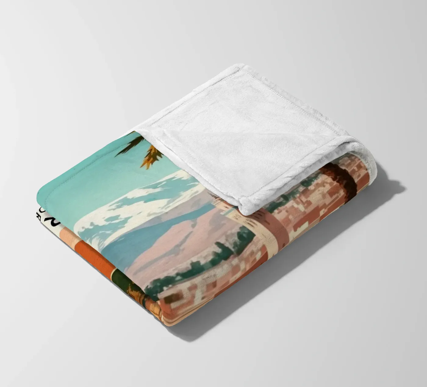 Marrakech fleece blanket by Estern Studio