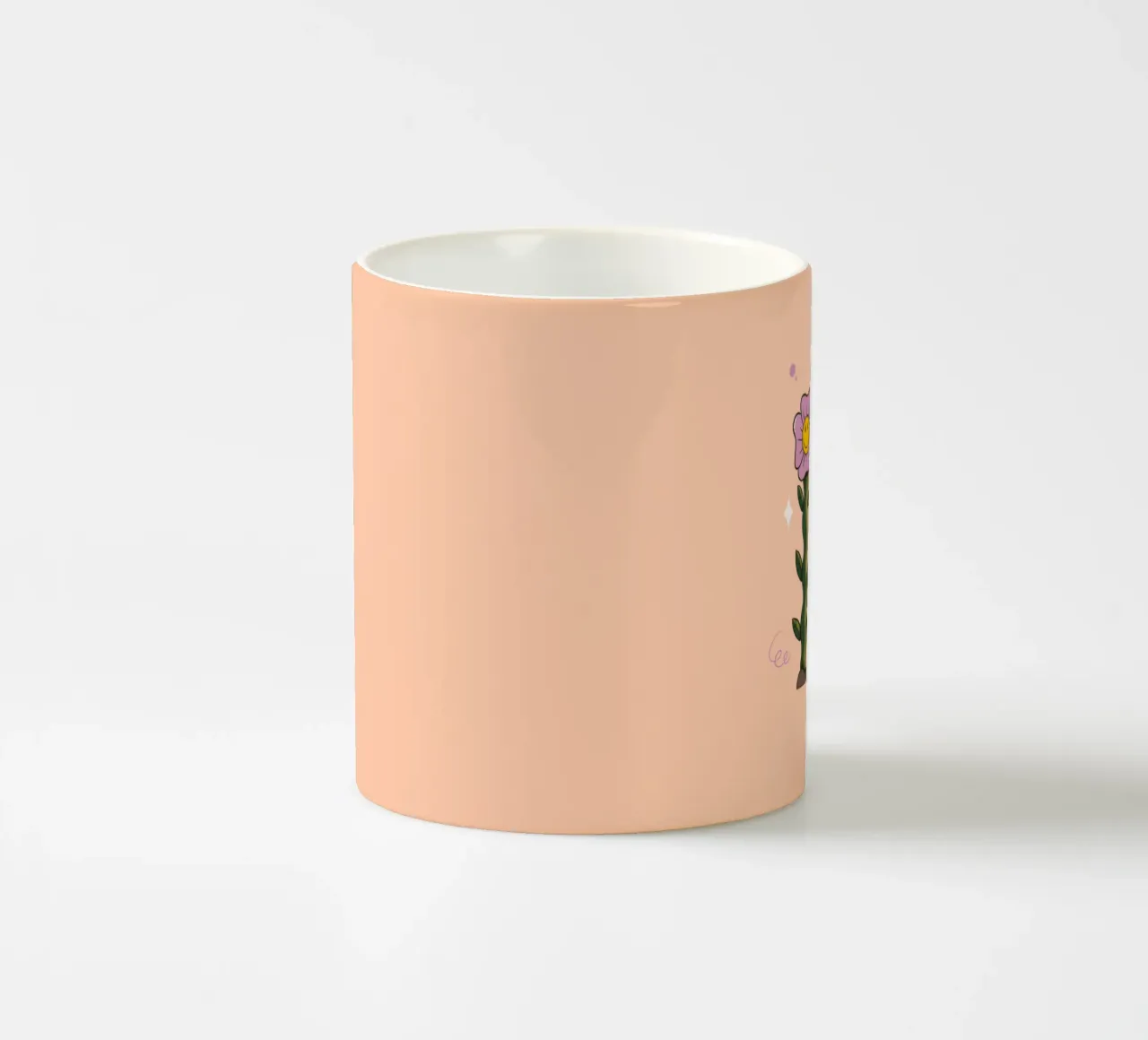 Fiore K tazza in ceramica da Rafa Gomes