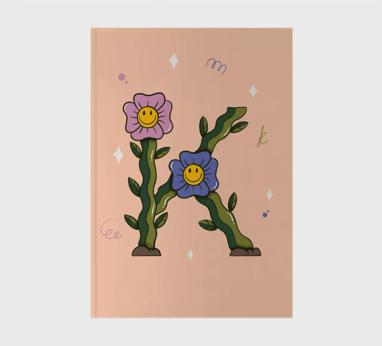 Flower K notebook by Rafa Gomes